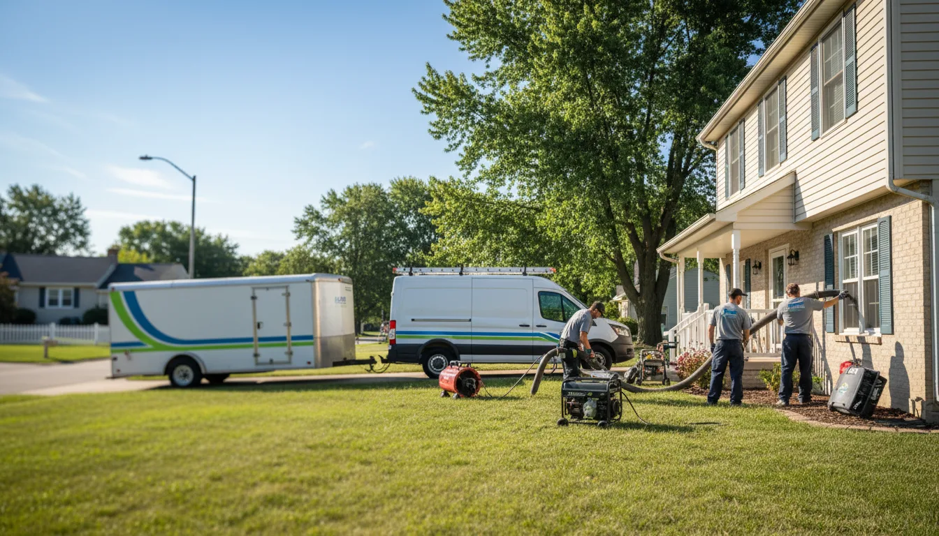 Flooded Basement Restoration And Cleanup With Repair in Rome, IN near me